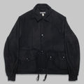 Military Service Jacket Type A - Wool Flannel Vicente Black