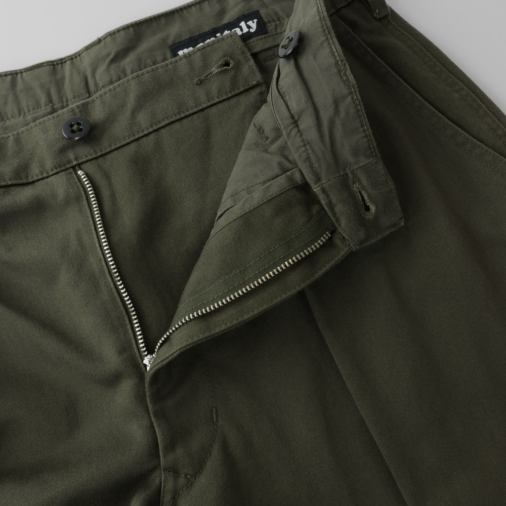 RIDING PANTS -VANCLOTH SATEEN OLIVE