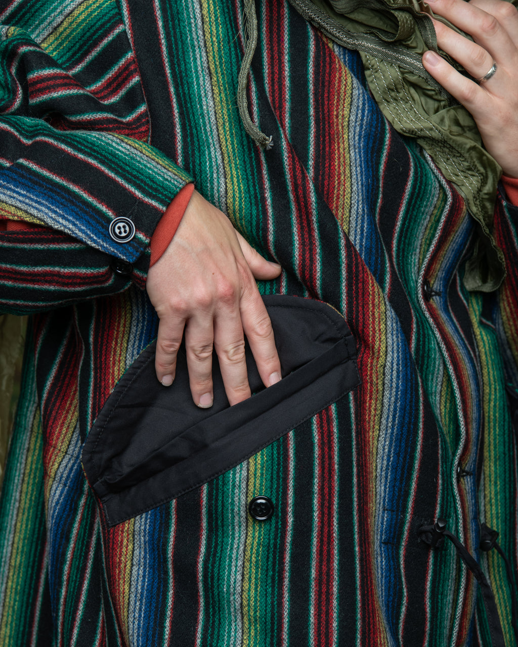 Czech Coat - Wool Flannel Sarape