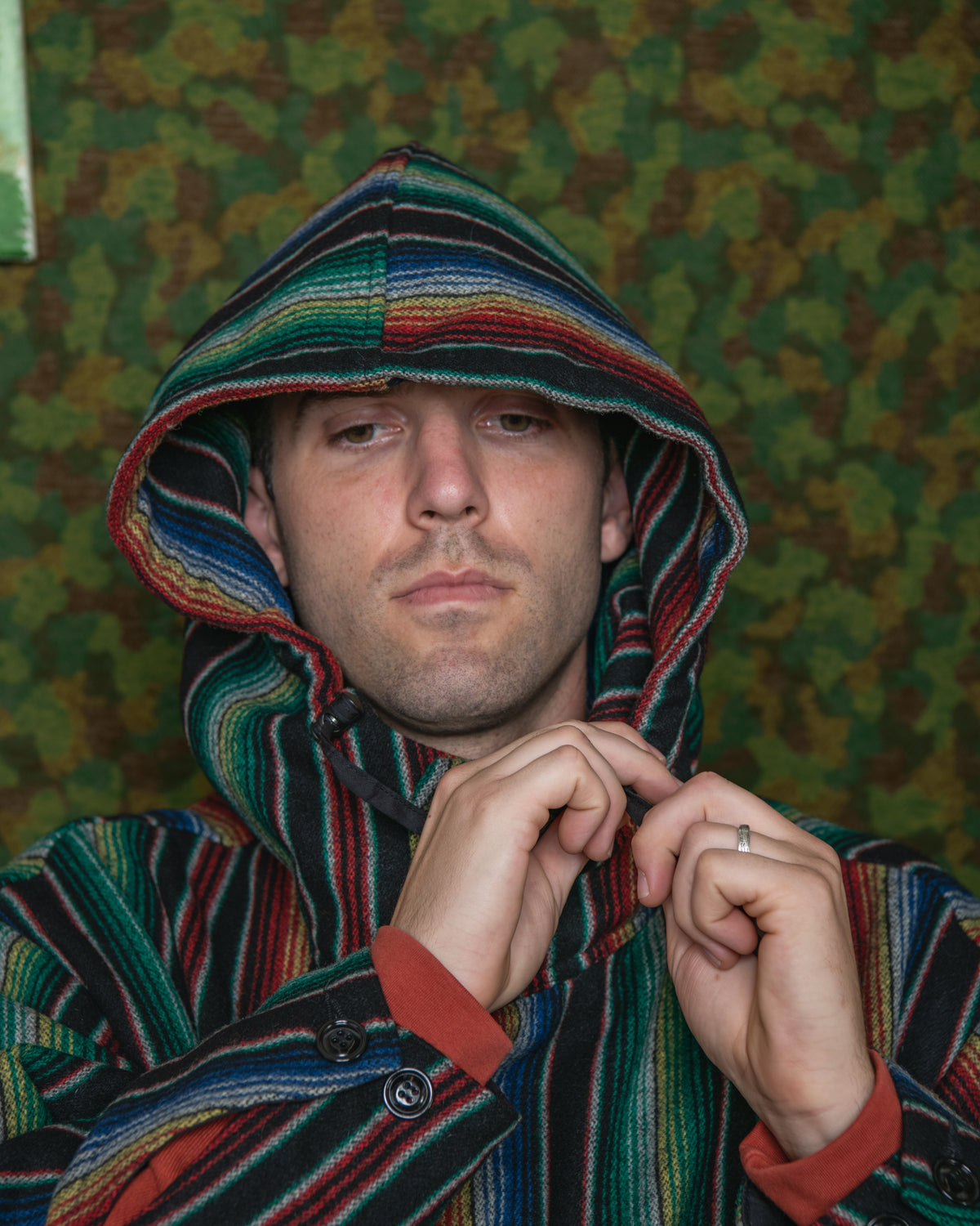 Czech Coat - Wool Flannel Sarape