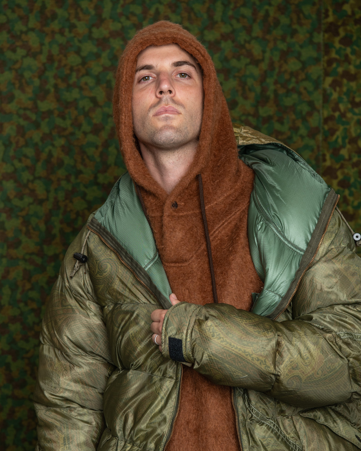 Shaggy Hoodie - Solid Camel