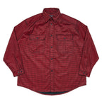 Giorgio Work Shirt- Houndstooth Corduroy Black