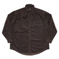 Giorgio Work Shirt- Houndstooth Corduroy Brown