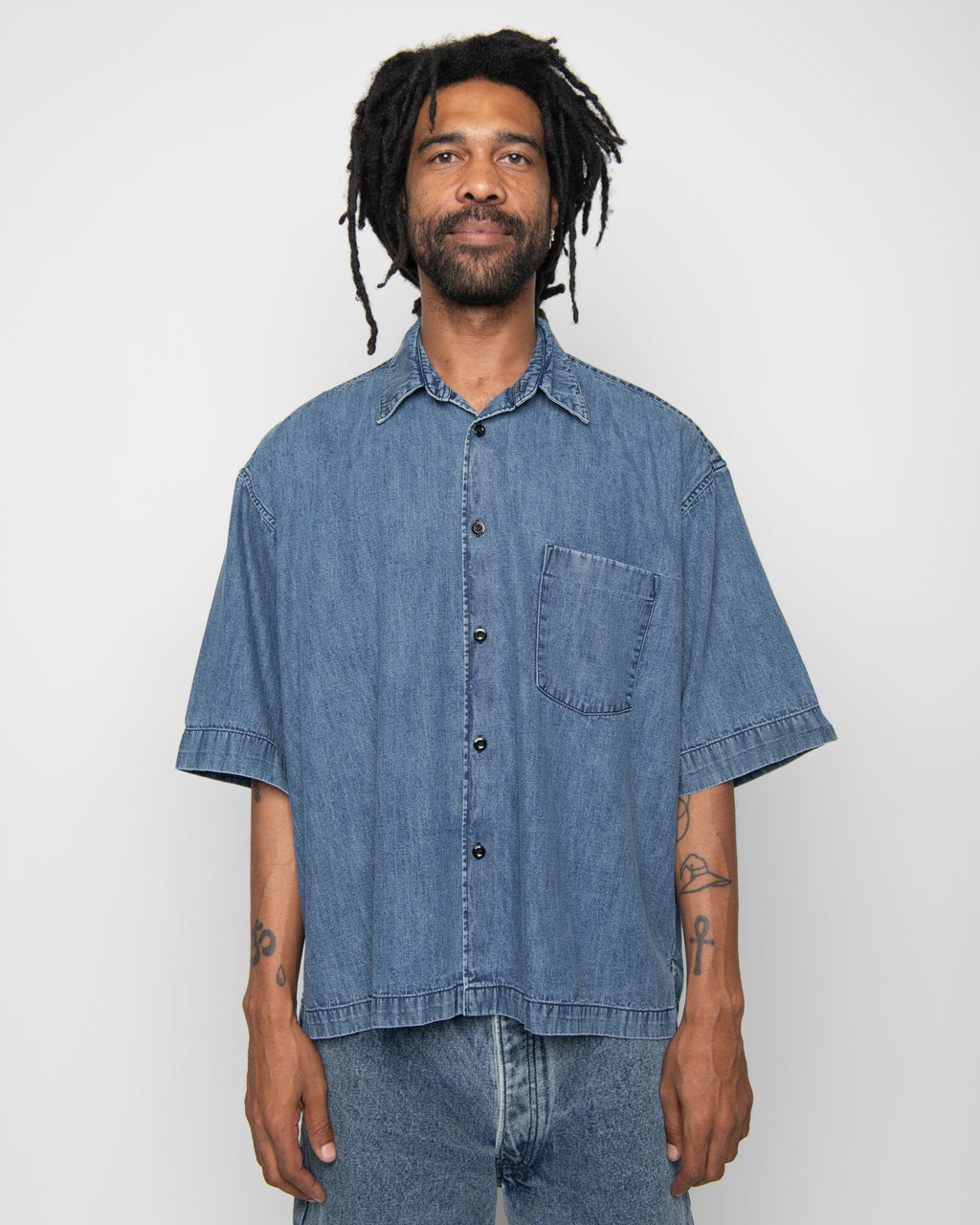 Cropped Garson Shirt S/S